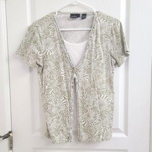 Erika Morning Glory pattern w/ built in shirt